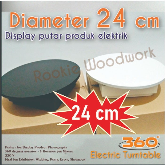 SIZE BESAR Alas Putar / Rotating Display / Fotografi Stand Base