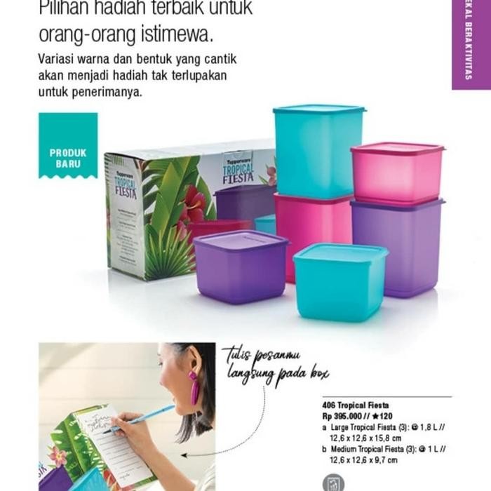 tupperware tropical fiesta set