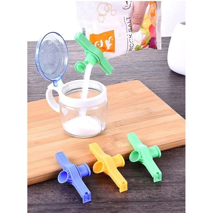 

Clip Sealer Segel Bumbu Penjepit bubu Kemasan Tuang Klip Segel Makanan Bumbu snack snak cemilan