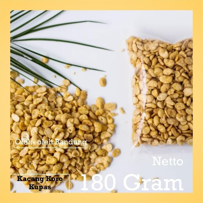 

Kacang Koro Kupas Kemasan 200gr Cemilan Sehat Renyah Gurih Asin Murah