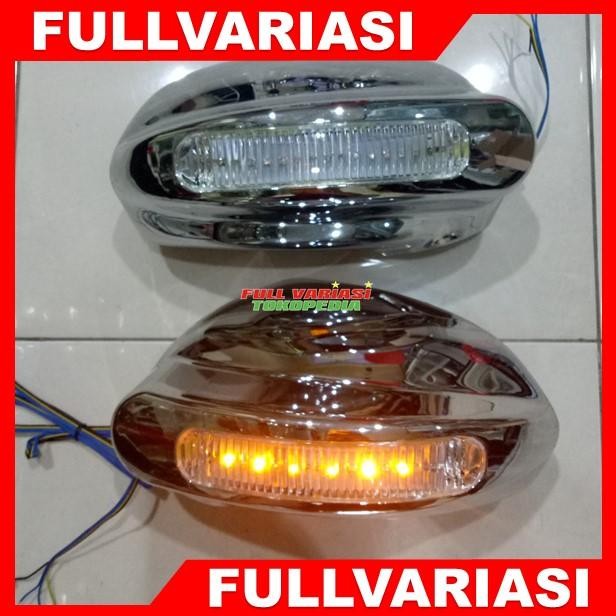 Stok Terbatas Cover Spion Sein Crom Honda Jazz Gd3 Lama Old