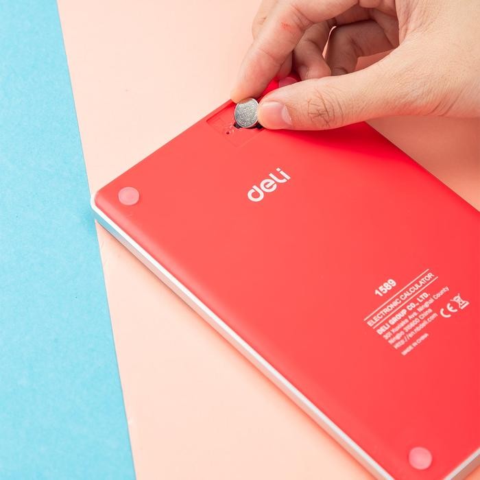 

Deli E1589 Calculator/Kalkulator-Modern Calculator 12-Digit