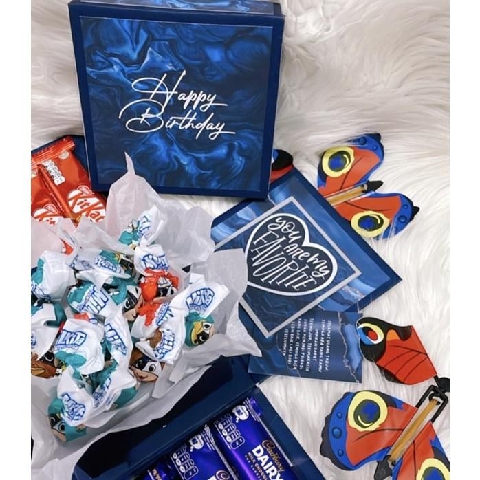 NEW PRODUCT BUTTERFLY SNACK BOX / Explosion Exploding box hampers lebaran PREMIUM / Custom tema