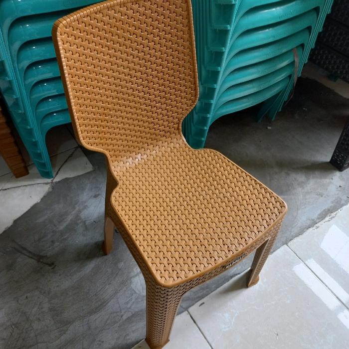 [INSTAN] KURSI NAPOLLY 2Y3 / KURSI PLASTIK NAPOLLY SENDER ANYAM ROTAN 2Y3 / KURSI TUNGGU / KURSI