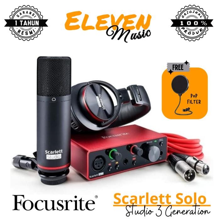 focusrite scarlett solo studio 3rd gen