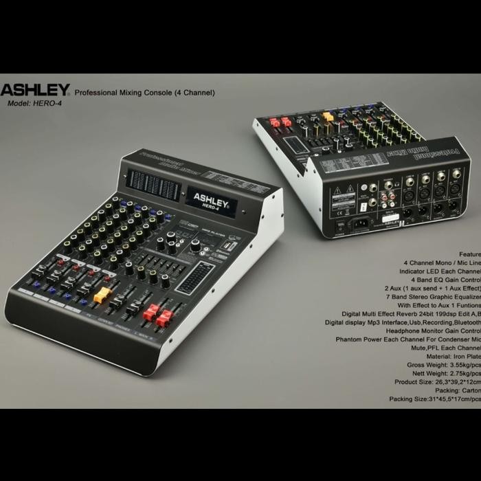 mixer ashley hero 4 hero4