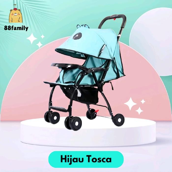 Kereta Dorong SpaceBaby Roda 4 Travelling Stroller Bayi Kode JW 766