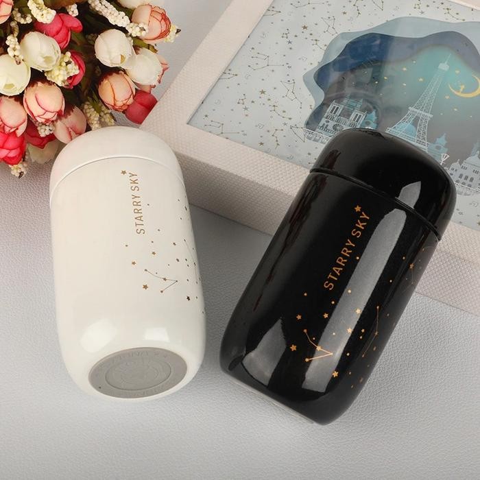 Tumbler Botol Air Gelas Kopi Teh Stainless Steel 200ml