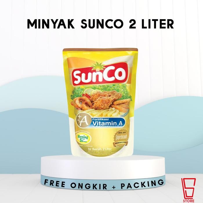 

New MINYAK GORENG 2 liter MURAH / MINYAK SUNCO / SUNCO 2lt / MINYAK GORENG
