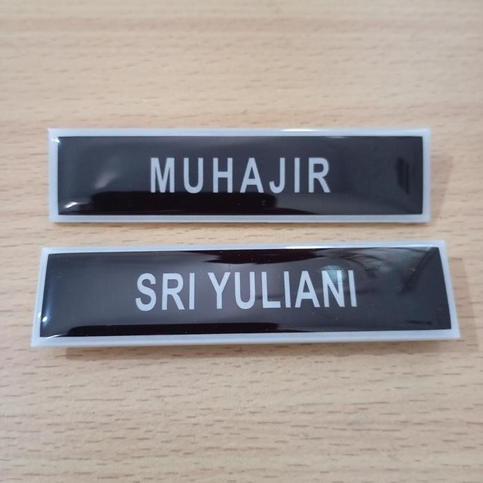 Papan Nama ASN Dada Peniti / Name Tag / ID PNS *