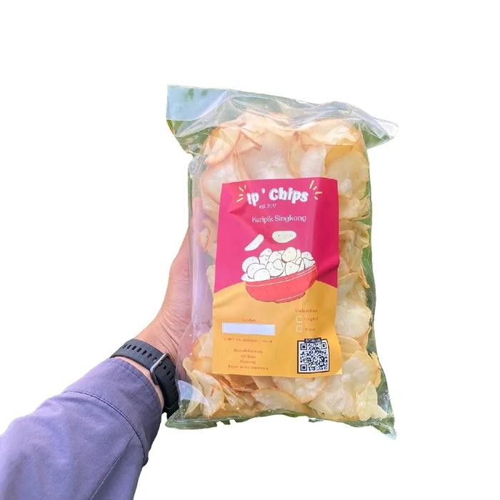 

DISKON (400gram)kripik asin khas indonesia Crispy Snack Food Bawang Camilan Keripik Makanan Cemilan