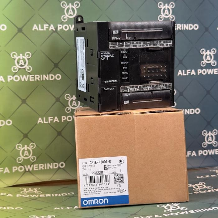 Terbaru Plc Omron Cp1E-N20Dt-D Cp1E N20Dtd Cp1En20Dtd