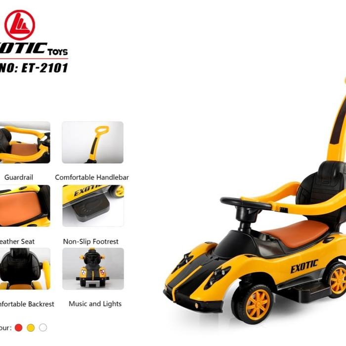 Mainan Mobil Dorong Anak Magic Car Exotic Et 2101 Ride On Tolocar - Onlinepratama88