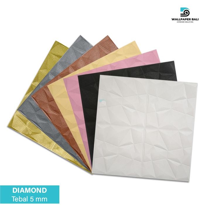 Wallpaper DInding 3D,Wallfoam Diamond,Wallsticker Tembok 3D