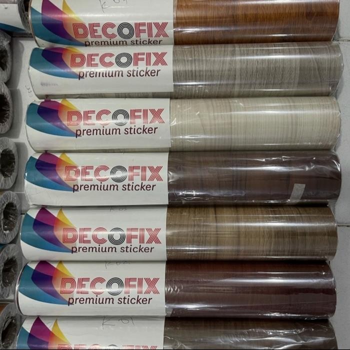 Stiker Motif Serat kayu Stiker scotlet kayu