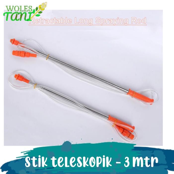 Stik Sprayer Panjang 3 meter Stik Antena Stik Teleskopik