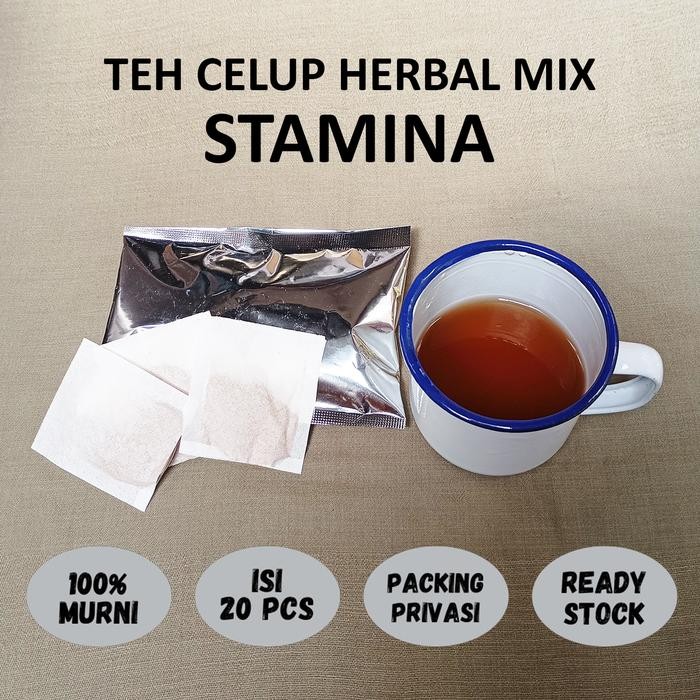 

Kesehatan Performa Teh Celup Herbal Mix Jamu Babah Kuya Ramuan Racikan Stamina Pria