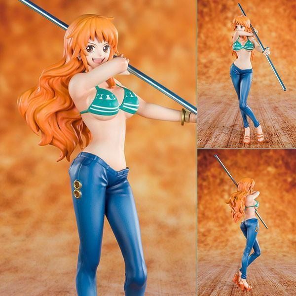 FIGURE NAMI ONE PIECE ACTION FIGURE LUFFY GEAR 4 PICA LUFFY SUNNY GO