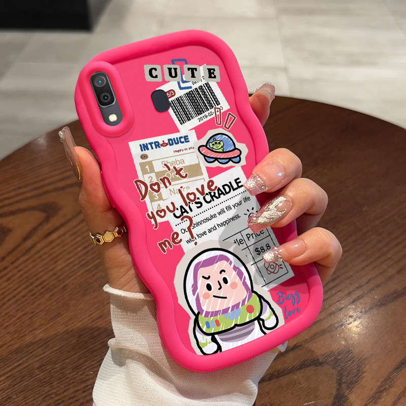 Casing Untuk Samsung A20 A30 M10s Case Casing Kasing ponsel Macaron silikon Softcase Cesing pola Mon