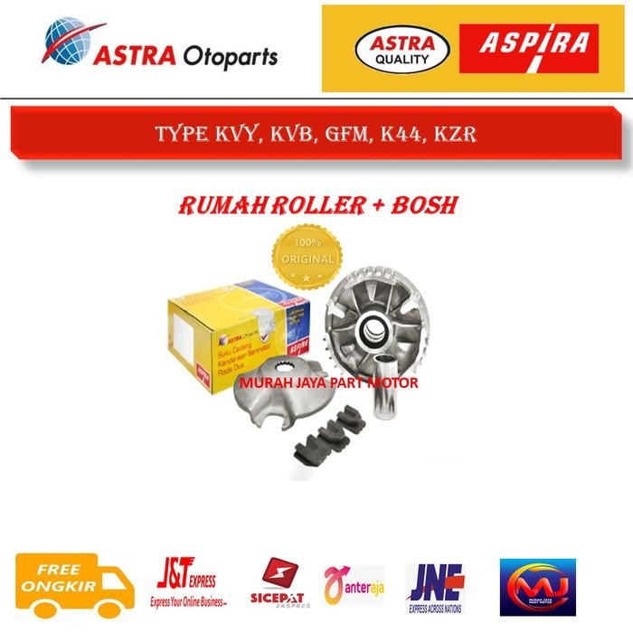 Rumah Roller Set Aspira + Bosh Beat Esp/Pop/Beat Fi/Vario 125/Karbu