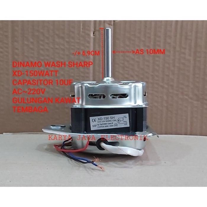 Dinamo Wash Sharp / Motor Mesin Cuci Polytron Tembaga / Mesin Pencuci
