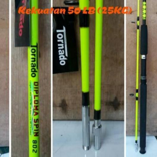 Trend Joran KHUSUS LAUT Fiber glass TORNADO DIPLOMA panjang 2,4 meter