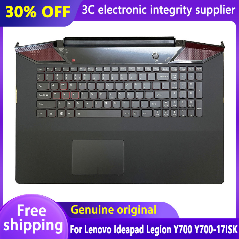 Original US Keyboard for Lenovo Ideapad Legion Y700 Y700-17ISK Gamer New Laptop Case Palmrest Upper 