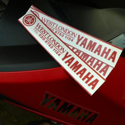 Sticker Motor Yamaha West London Dealer