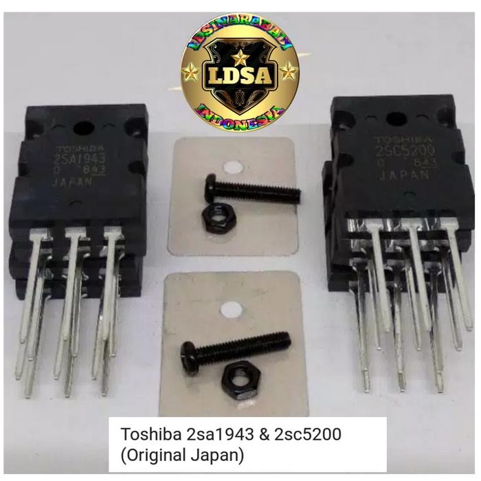 TRANSISTOR FINAL TOSHIBA JEPANG *