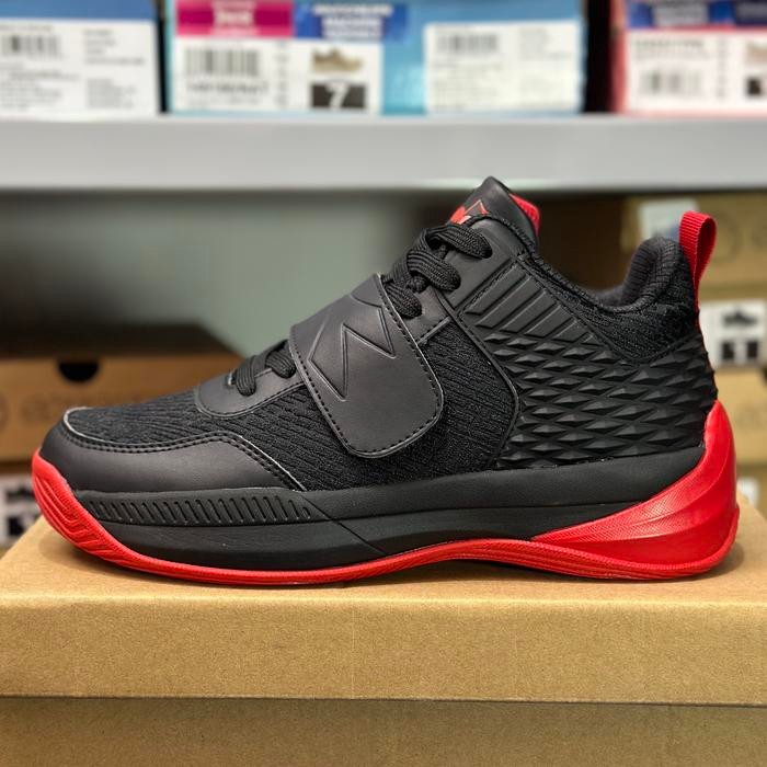 DIADORA Harier Black JR DIACX231111B BNIB 100% Sepatu Basket Sekolah Hitam *