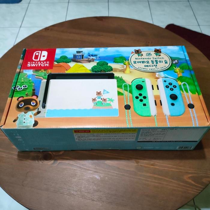 nintendo switch v2 animal ing edition tablet only new *