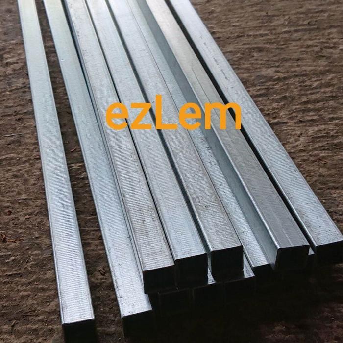 besi hollow galvanis 20x20 tebal 1.2 mm panjang 1.5 meter *