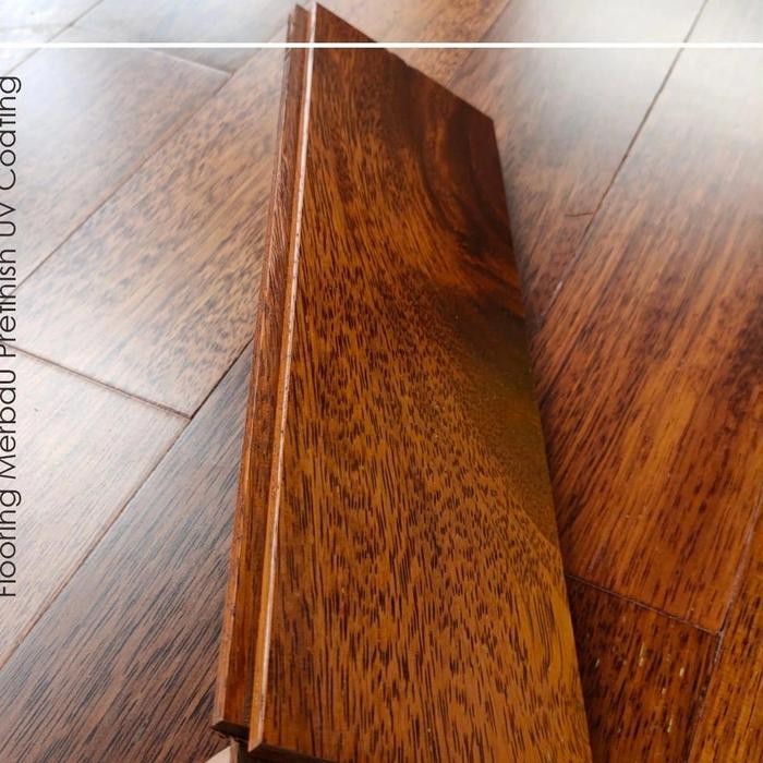 Lantai Kayu Solid Parket-Parquet-Parkit Merbau Finish *