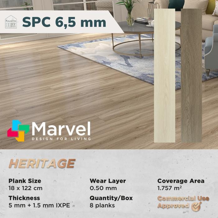 Lantai SPC MARVEL 6,5 mm Heritage *
