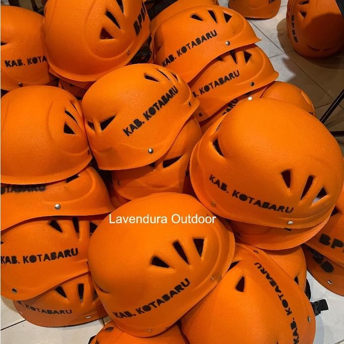 CUSTOM HELM BPBD Helm safety outdoor helmet sar rescue caving panjat tebing helem proyek climbing