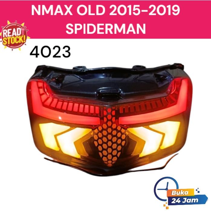 Paling Laris Nmax Old 2015-2019 Lampu Belakang Variasi Nmax - Stop Spiderman Stoplamp 4023