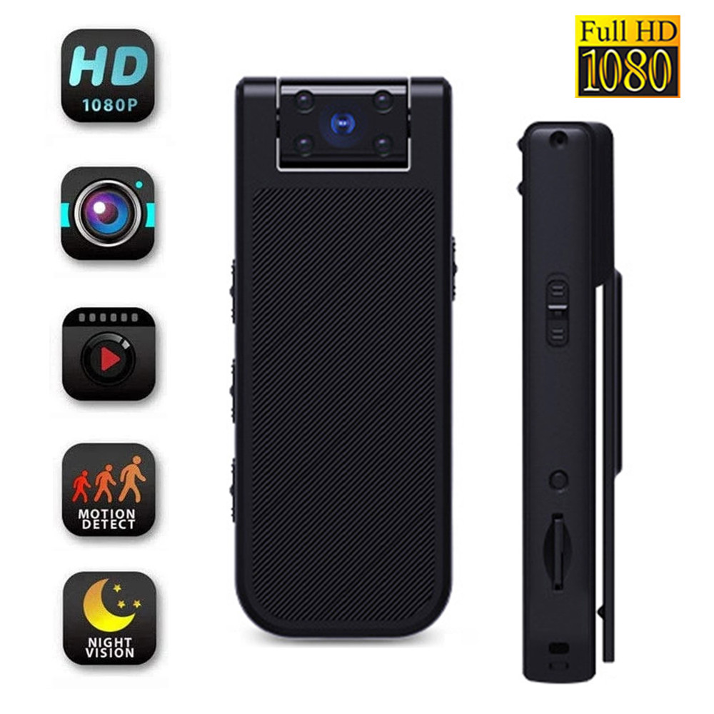 Mini Camera Full HD 1080p Mini Body Camera Night Vision Dv Video