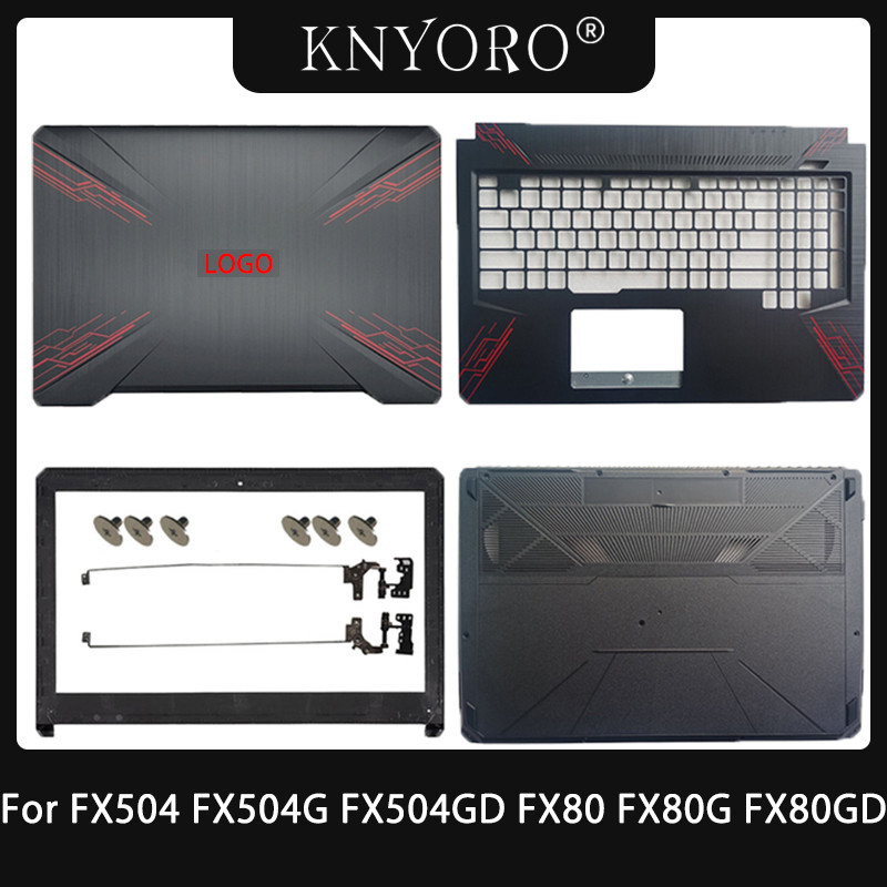 Laptop LCD Back COVER/Front Bezel/Palm Rest COVER/Bottom Base Case For TUF Gaming ASUS FX504 FX504G 