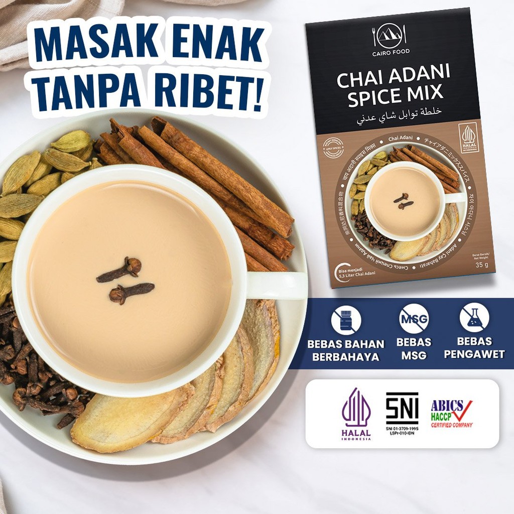 

Bumbu Chai Adani Sehat - Cairo Food