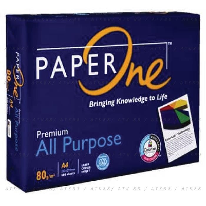 

Kertas Paper One A4 80 Gram/Kertas Fotokopi/Kertas Print Pasti Ori