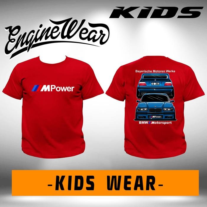 (Expert) kaos anak bmw E36 anak bimmer M3 E30 E46 E34 E90 baju tshirt mobil br