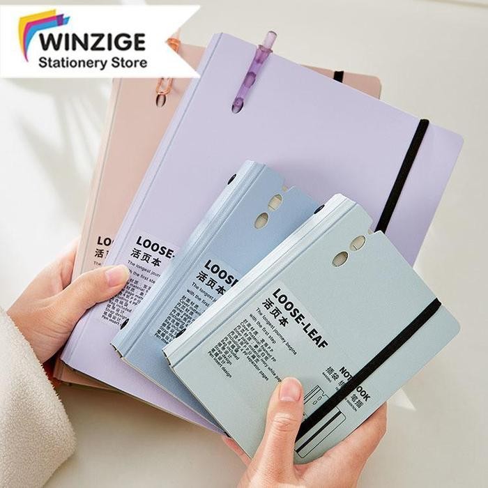 

TERMURAH Winzige Binder Notebook B5 A5 A6 A7 Pocket Buku Diary Kecil Pertemuan Scrapbook Mini Buku