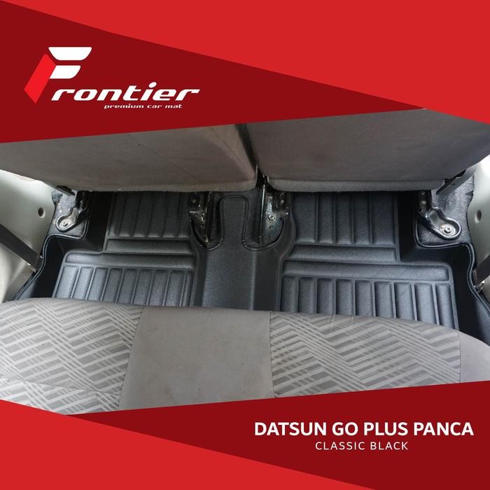 Promo Karpet Mobil Frontier Untuk Datsun Go+ Panca Type Classic Black Car Termurah