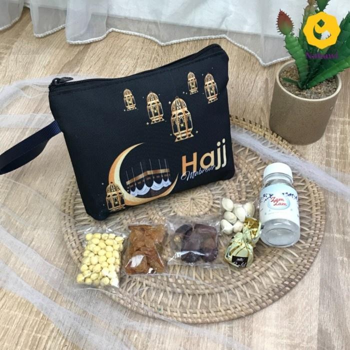 

ASLI Paket Hampers Pouch Oleh Oleh Haji Umroh Souvenir Makanan Khas Arab Plastik READY STOCK