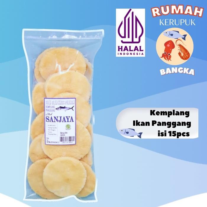 

SIAPKIRIM Kemplang Panggang Ikan Tenggiri Sanjaya khas Bangka - Makanan Bangka - kemplang kerupuk