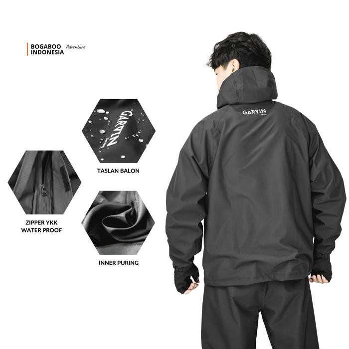 Raincoat North Face Jas Hujan Setelan Anti Air Pria Wanita