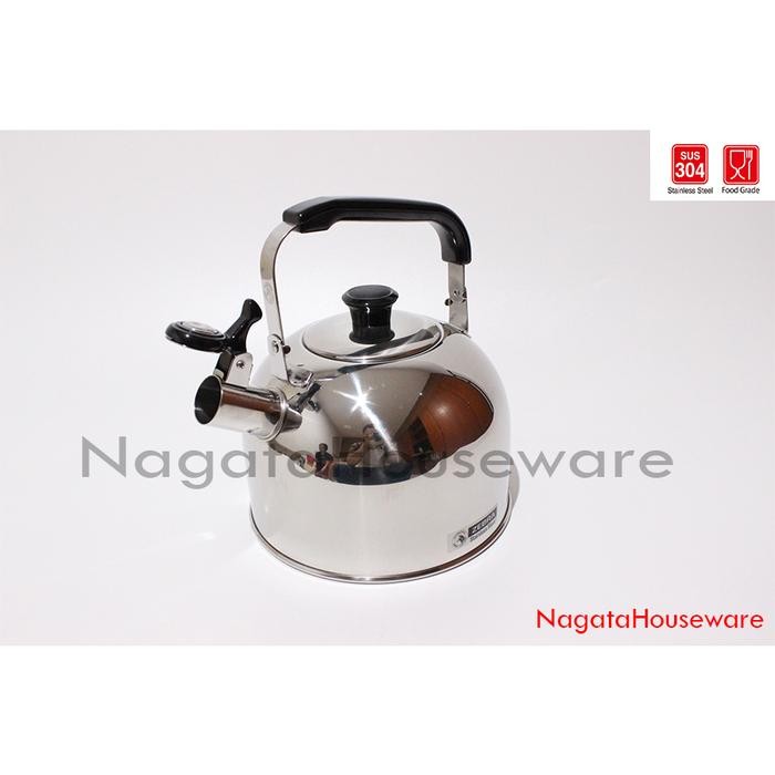 Ceret Teko siul bunyi Stainless Whistlin Kettle Smart Zebra 113524 Teh masih ready