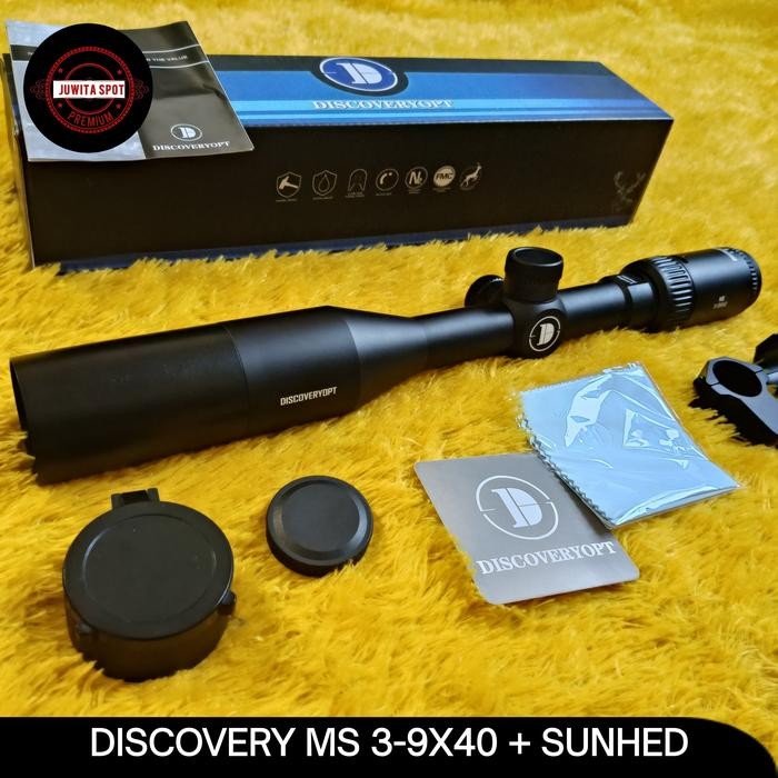 New.. Telescope Discovery Ms 3-9X40 Plus Sunhed