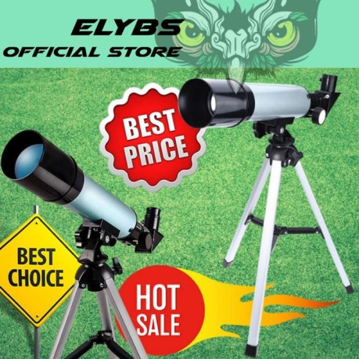 Murah.. Teleskop Astronomical Telescope Teropong Bintang 50Mm 60X Zoom Tripod