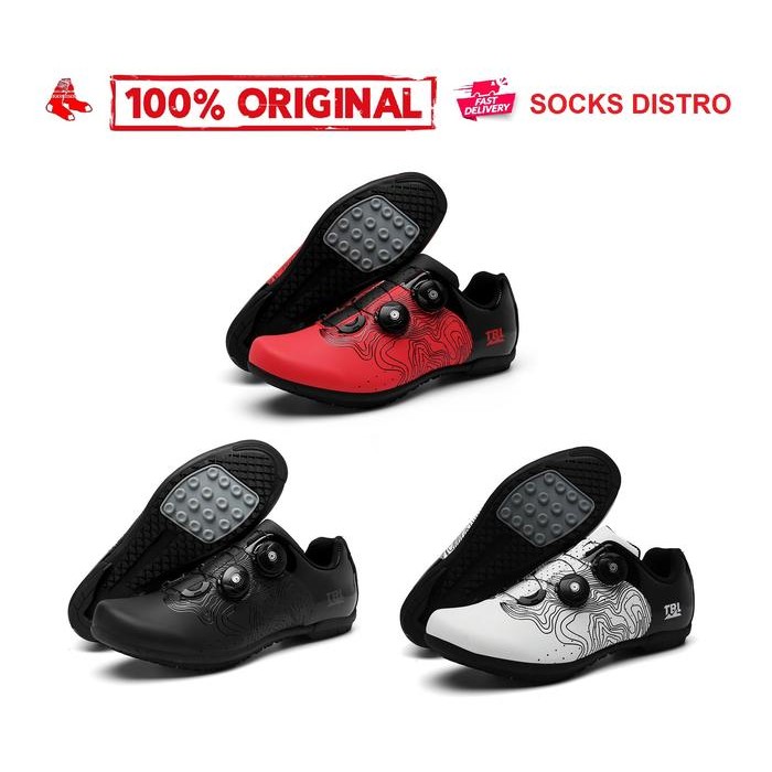 Sepatu Sepeda Non Cleat Cleatless Mtb Road Bike Pedal Plat